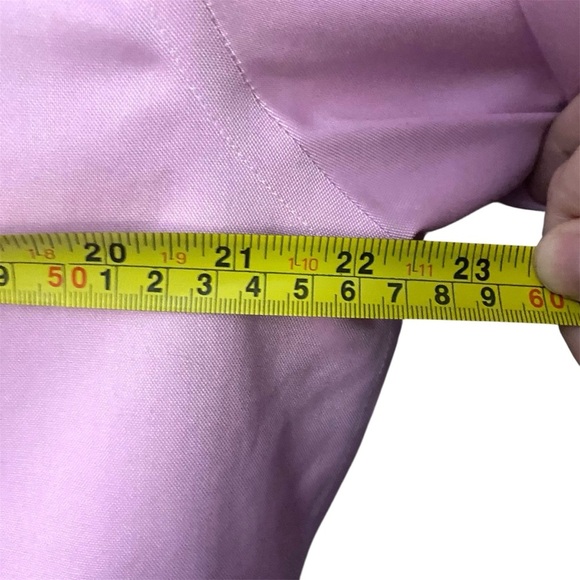 Hudson Room 100% Egyptian Cotton Men’s Petal Pink Button‎ Down Shirt Slim Sz 36 - Picture 7 of 9